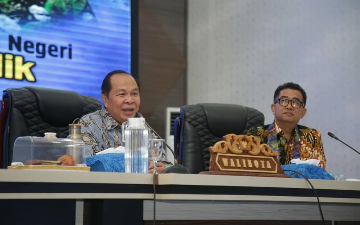 Dirjen OTDA Kemendagri Sambangi Kantor Walikota Bitung