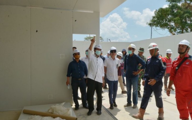 Plt Gubernur Isdianto Tinjau RS di Galang Batam