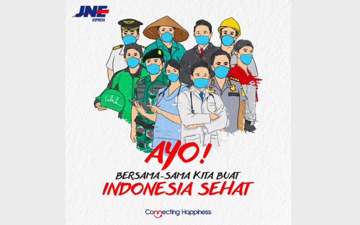 JNE Cegah Virus Corona Demi Pelanggan
