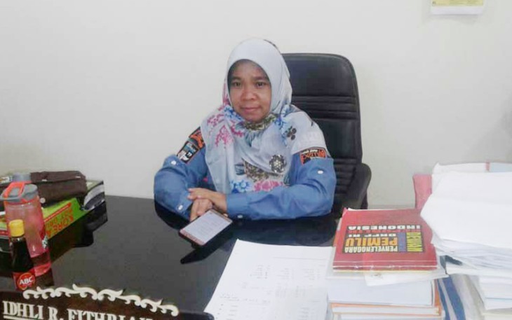 Ketua Divisi Parmas dan SDM KPU Bitung Idhli Rahmadiani Fithriah.