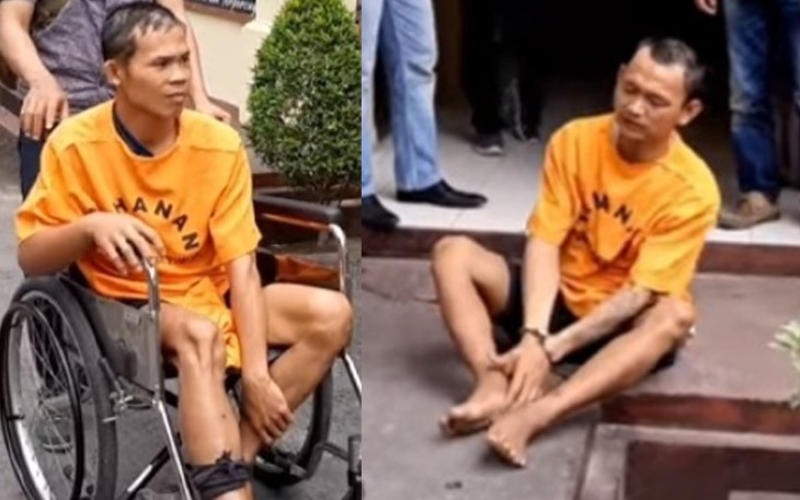 Dua orang pelaku perampokan saat ditangkap