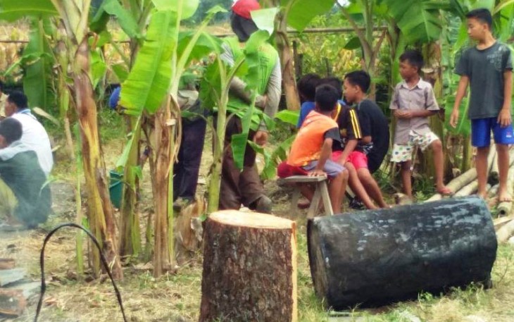 Jumlah Anak Kwigaran Juga Meningkat di Lokasi Pengaspalan Jalan TMMD Pekalongan