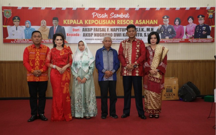 Malam pisah sambut Kapolres Asahan