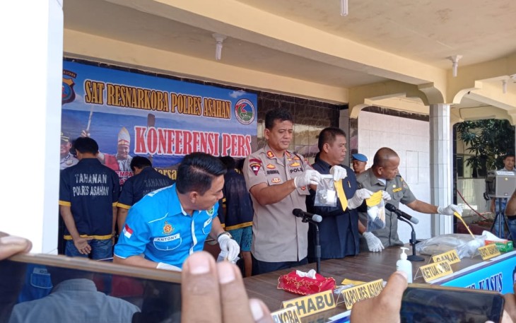 Konferensi Pers Polres Asahan