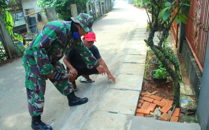 Jalan Haji Muhari Kini Punya Drainase