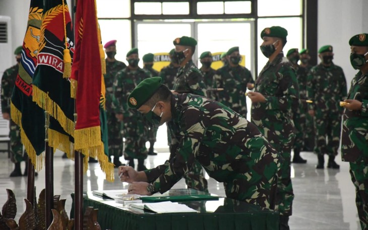 3 Danrem dan Kapok Sahli Pangdam I/BB Diserahterimakan