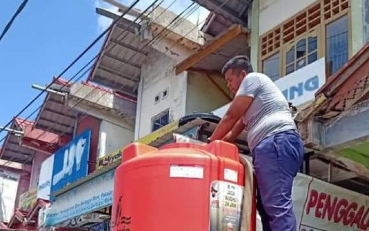 PDAM Kota Bengkulu Sediakan 20 Tandon Air Untuk Masyarakat Cuci Tangan  