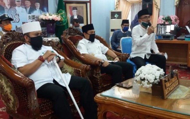 Pemkot Bengkulu Lakukan Rakor Dengan Video Conference Dengan Forkopimda 