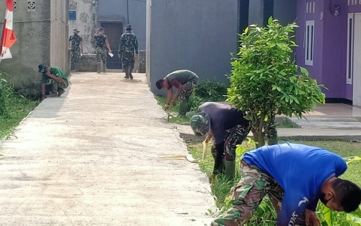 Satgas TMMD Terus Lakukan Perawatan Jalan Haji Amin