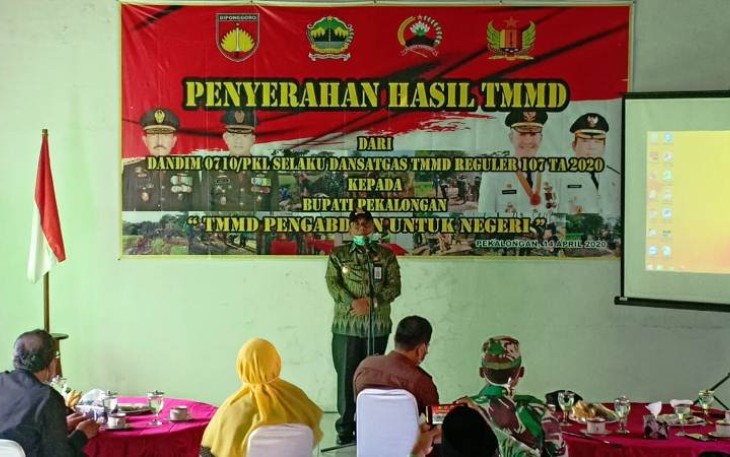 Ini Yang Disampaikan Bupati Pekalongan di Acara Penutupan TMMD Reguler