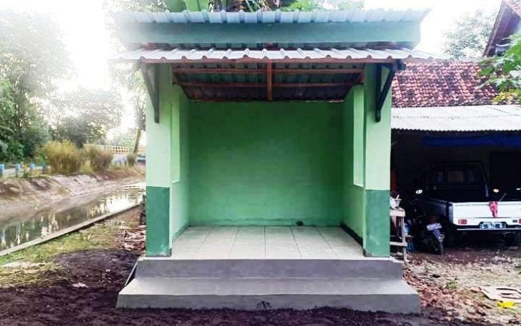 Bangunan Pos Kamling TMMD Pekalongan Juga Selesai di Dukuh Sutosari Pantirejo