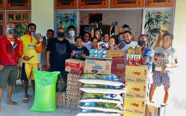 Mahasiswa Raja Ampat di Jayapura Dapat Kiriman Bama dan Masker Dari Pemkab