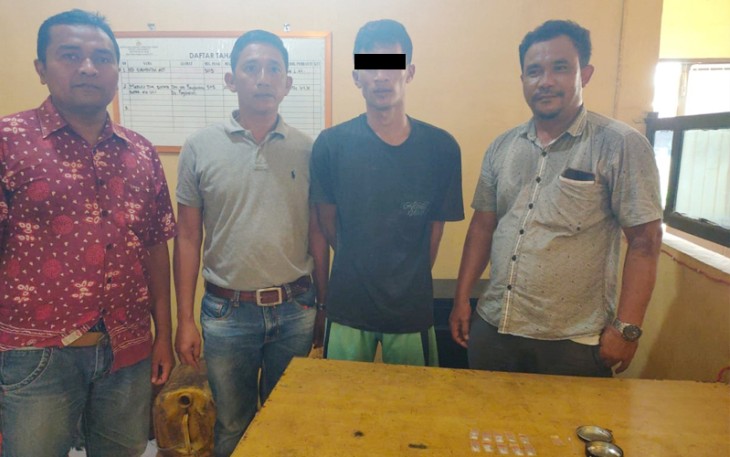 Pelaku Narkoba Dibekuk Polsek Bilah Hilir