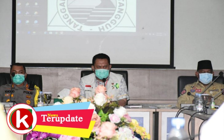 Bupati Kampar saat gelar rakor