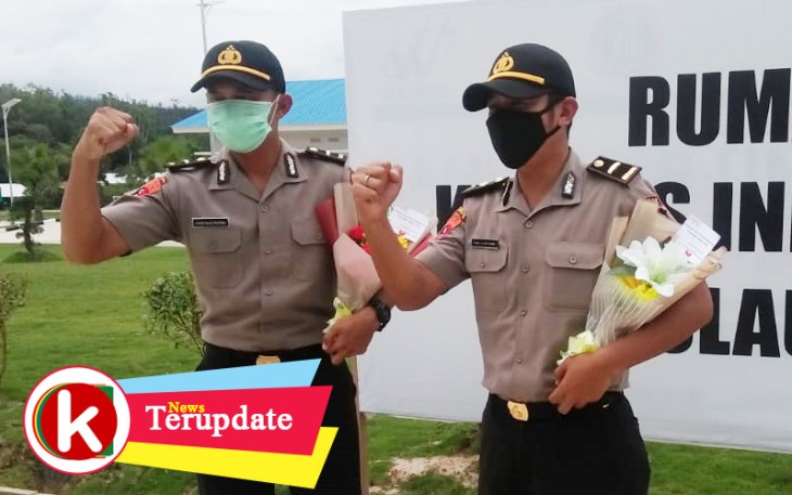 Dua Personel Polda Kepri Negatif Covid-19 setelah menjalani perawatan di RSIK Covid-19 di Pulau Galang dan dua kali dilakukan pemeriksaan Swab
