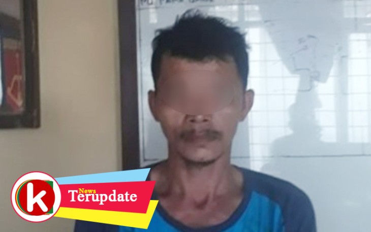 Tersangka saat diamankan