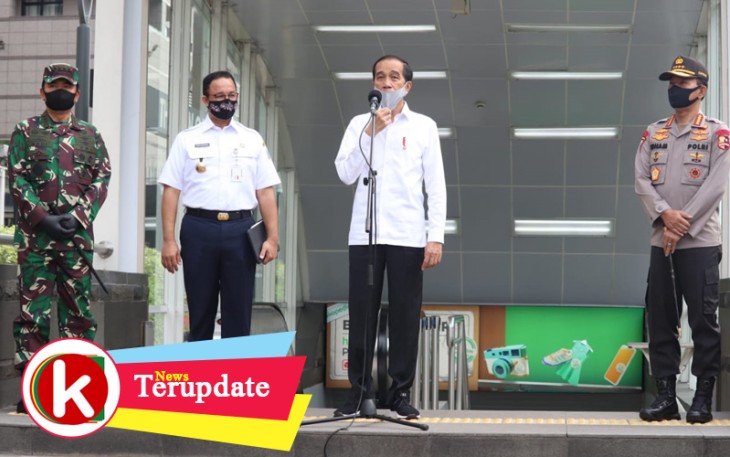 Panglima TNI dan Kapolri Dampingi Presiden Jokowi Tinjau Persiapan Penerapan Prosedur New Normal