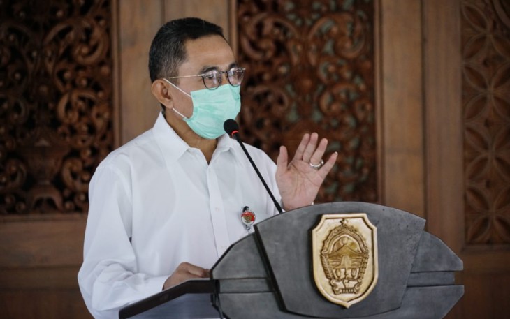 Bupati Haryanto ketua gugus tugas update data covid-19 