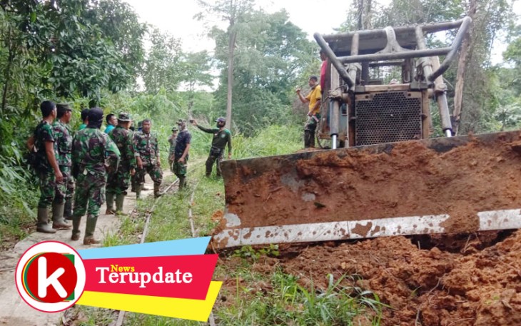 Prajurit TNI Berhasil Buka Keterisolasian Warga di Pelosok Bengkulu Utara