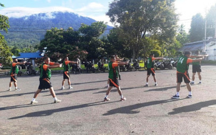 Personel Kodim 1310/Bitung Jalani Tes Kesamaptaan Jasmani