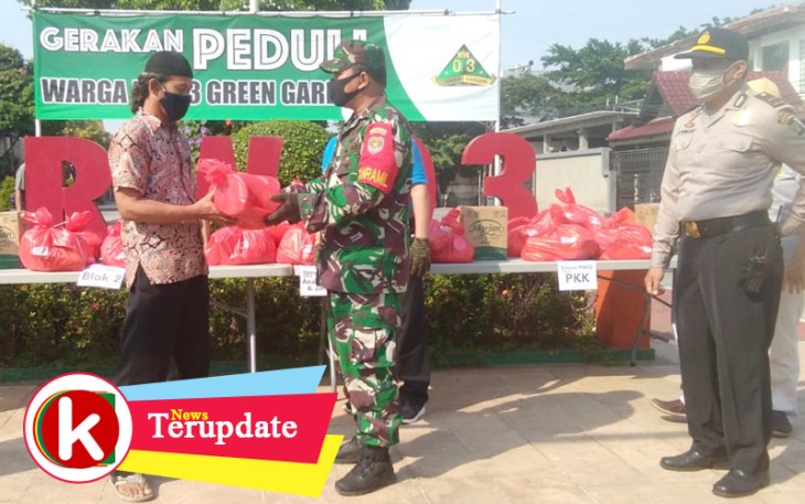 Danramil 05/KJ dan Camat Bonjer Pimpin Langsung Giat Jakbar Berbagi