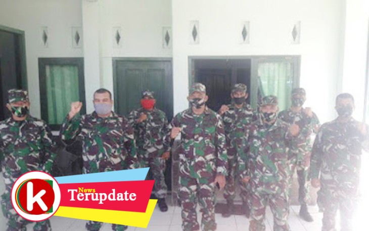 Tim Wasev Sterdim 1310/Bitung Kunjungi Koramil Jajaran