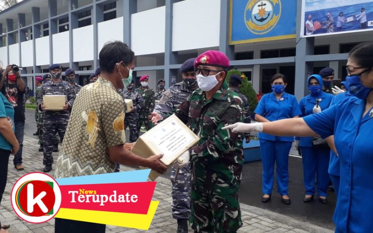 Danlantamal VIII Manado berikan bantuan