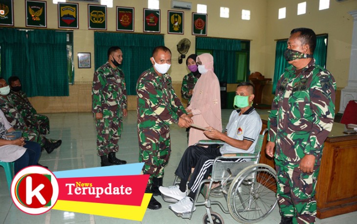 Serda Purnawirawan Sunarno Dapat Santunan Lebaran Pangdam IV Diponegoro