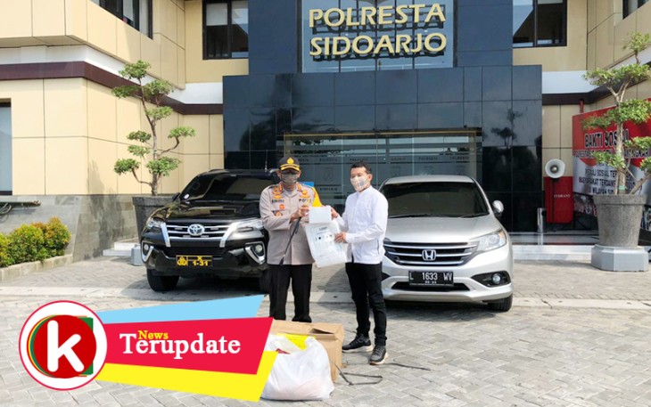 DPRD Jatim Berikan Bantuan APD ke Polresta Sidoarjo