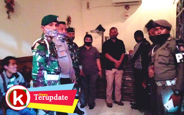 Panti Pijat saat dirazia Tim Patroli Garnisun