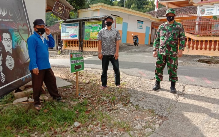 Tanda-Tanda Jalur Pelaksanaan TMMD 108 Mulai Terpasang