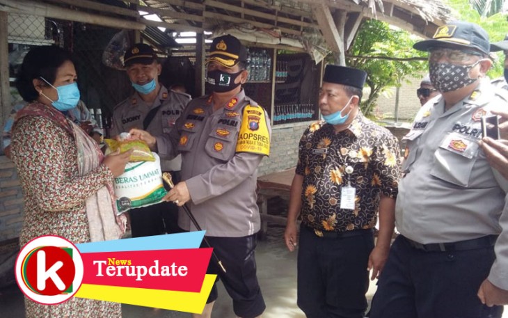 Kapolres Batu Bara Bantu Warga Sembako