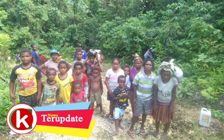 Masyarakat Kampung Roma Kaitana Minta Pemkab Maybrat Perhatikan Jalan Rusak