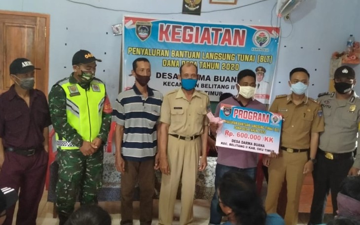 Penyaluran bantuan