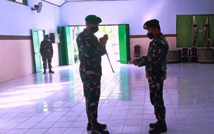 Dandim 1310/Bitung Pimpin Korps Raport Purna Tugas Anggota MPP