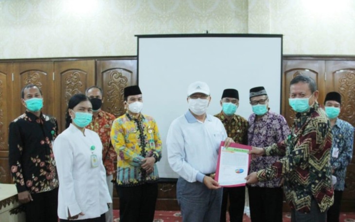 Rapat bersama Gubernur Bengkulu Rohidin Mersyah bertempat di Gedung Daerah Balai Raya Semarak Bengkulu