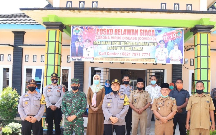 Kapolres Musi Rawas Launching Kampung Tangkal Covid-19