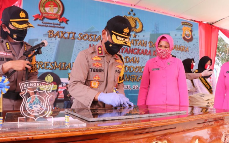 Kapolda Bengkulu Resmikan Gedung Biddokkes dan Klinik Bhayangkara Medika II
