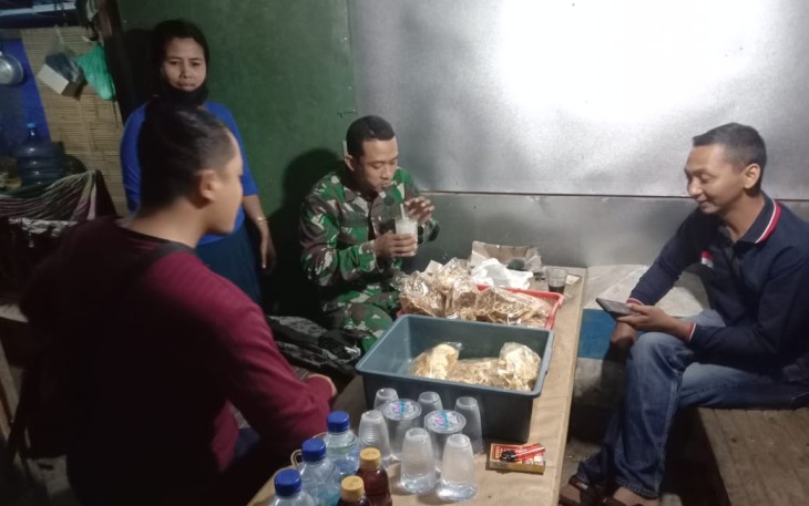 Susu Jahe Penghangat Badan yang Dingin di Lokasi TMMD