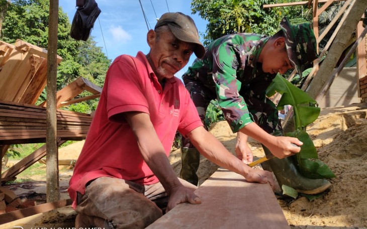 POTRET KEMANUNGGALAN TNI - RAKYAT DI TMMD KONKEP