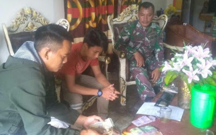 Masalah Pencurian HP dan Dompet Dimediasi Babinsa Secara Kekeluargaan