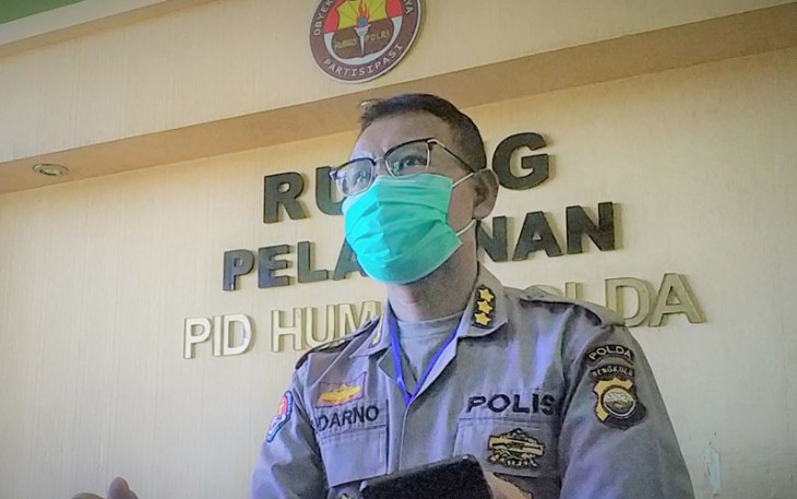Kabid Humas Polda Bengkulu Kombes Pol Sudarno S.Sos MH