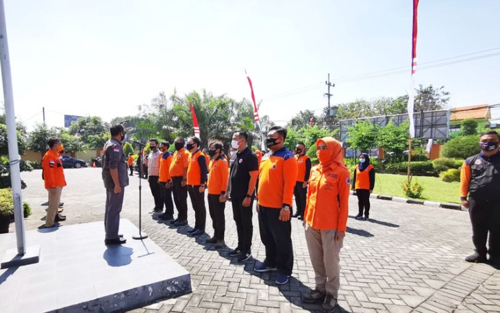 Kalaksa BPBD Jatim gelar apel pasukan