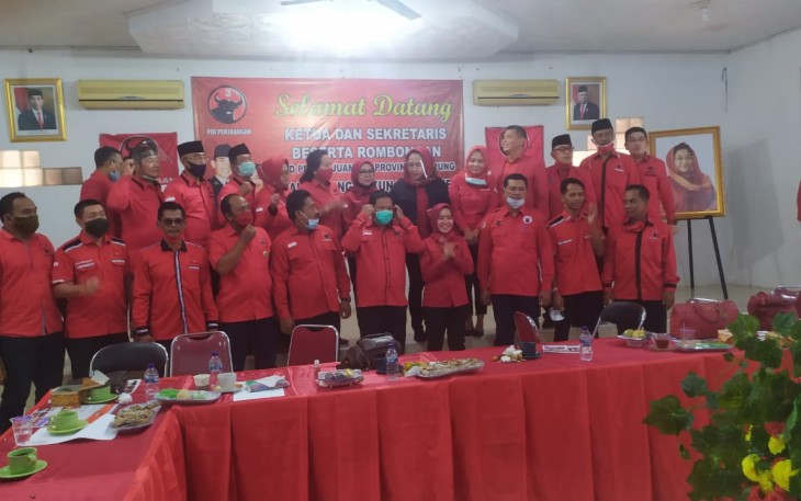 DPC PDI-Perjuangan Tulang Bawang Pastikan Program dan Kuatkan Koordinasi