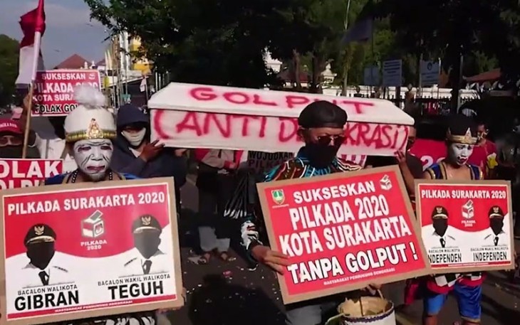 Masyarakat Pendukung Demokrasi Tolak Golput Untuk Pilkada Solo