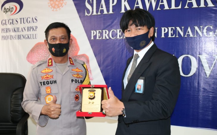 Kapolda Bengkulu Silaturahmi Bersama BPKP Provinsi Bengkulu