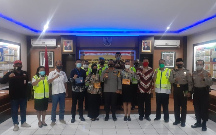 Polres Bitung Gandeng JPKP Masuk dalam Kepanitiaan Seleksi Penerimaan Terpadu Bintara Polri T.A 2020