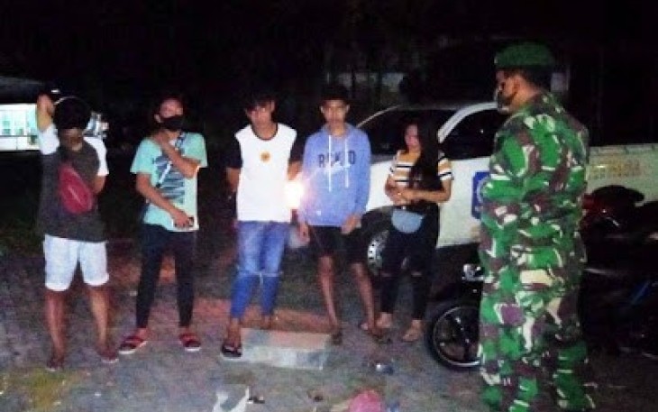 Patroli Garnisun Kota Bitung