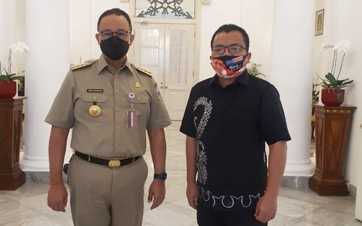 Haji Denny Temui Gubernur DKI Anies Baswedan