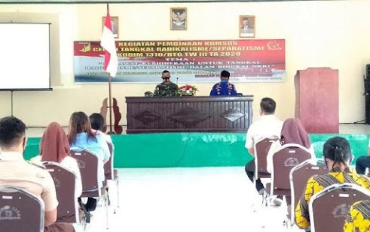Kodim 1310/Bitung Adakan Pembinaan Komsos Dengan Elemen Masyarakat